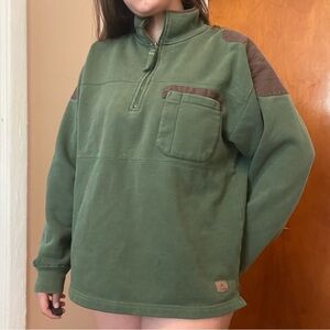 John Deere Green Fleece Pullover